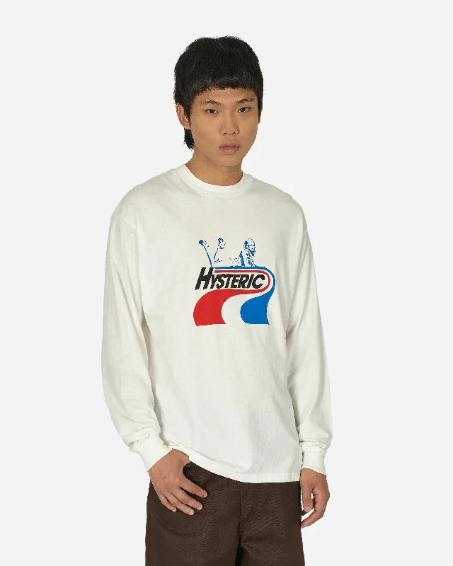 Hysteric Way Longsleeve T-Shirt Dirty White