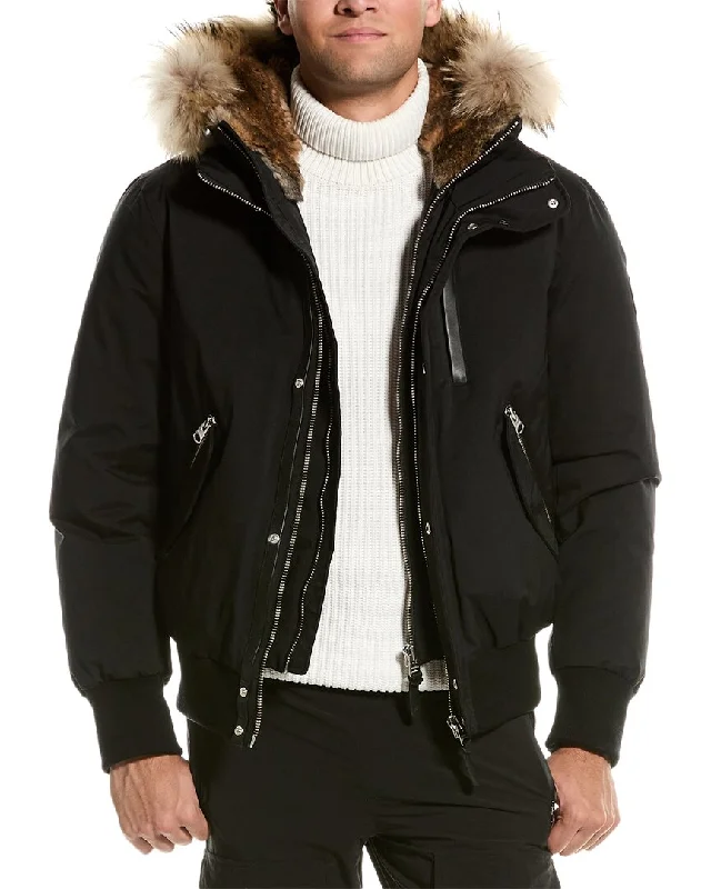 Mackage Dixon Leather-Trim Down Coat