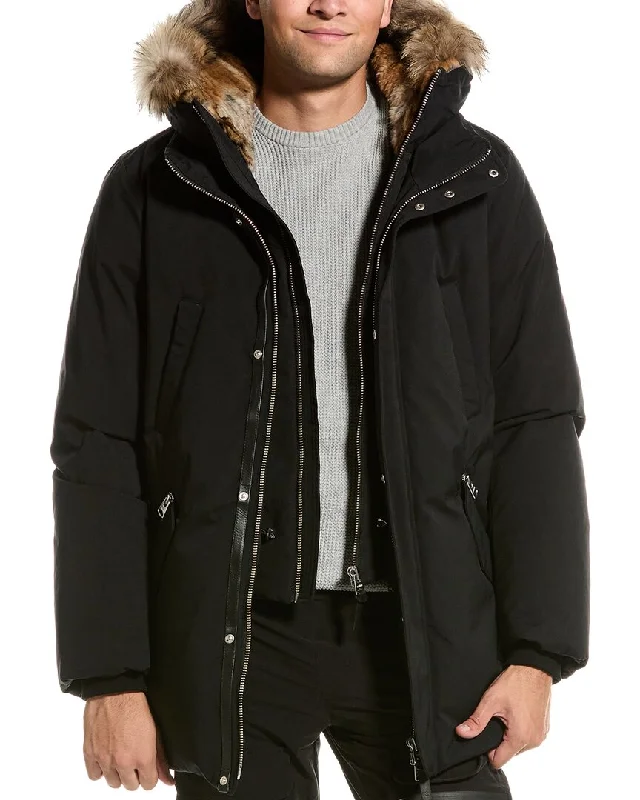 Mackage Edward Leather-Trim Down Coat