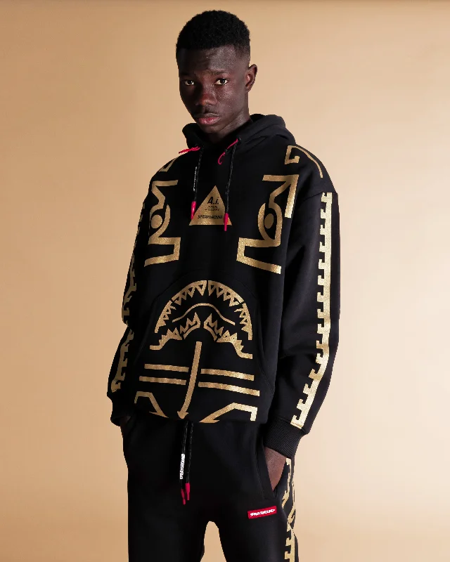 Sprayground Hoodie GOLDEN A.I Black