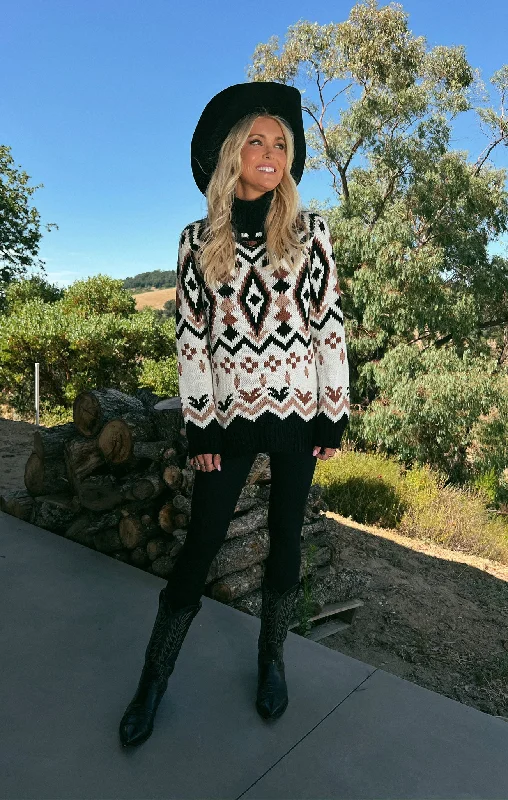 Vail Sweater ~ Neutral Faire Isle