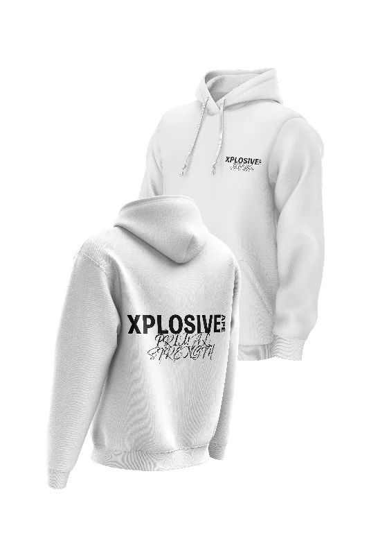 XAPE Primal Strength Graffiti V2 Hoodie - White