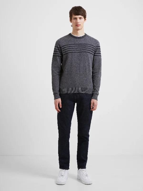 Stripe Crew Neck Sweatshirt