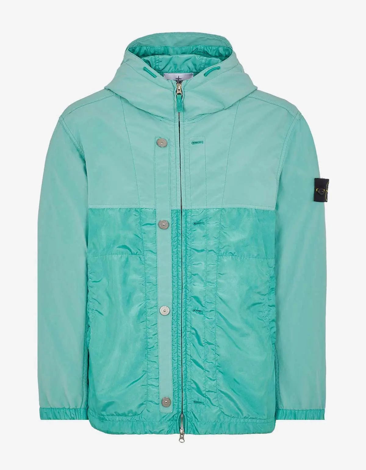 Stone Island Green David Light-TC Hooded Jacket